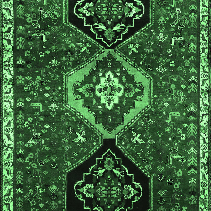 Persian Emerald Green Traditional Rug, tr871emgrn