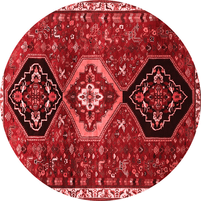 Machine Washable Persian Red Traditional Rug, wshtr871red