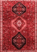 Persian Red Traditional Area Rugs