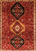 Persian Orange Traditional Rug, tr871org