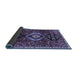 Sideview of Persian Blue Traditional Rug, tr871blu