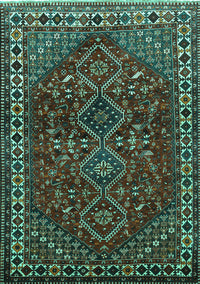 Persian Turquoise Traditional Rug, tr872turq