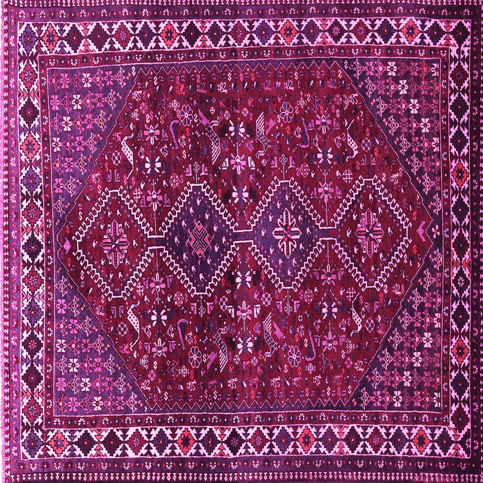 Square Persian Pink Traditional Rug, tr872pnk