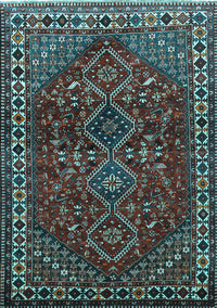 Persian Light Blue Traditional Rug, tr872lblu