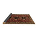 Sideview of Persian Brown Traditional Rug, tr873brn