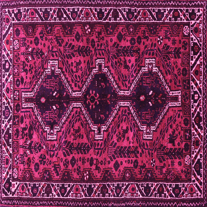 Square Persian Pink Traditional Rug, tr873pnk