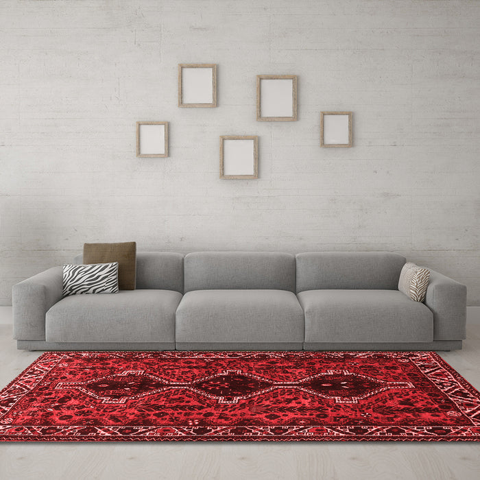 Traditional Red Washable Rugs