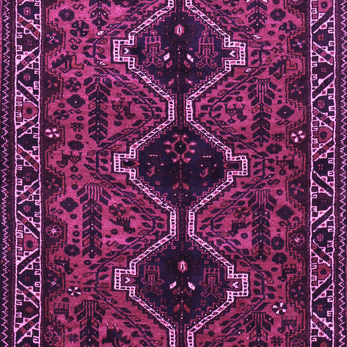 Machine Washable Persian Purple Traditional Area Rugs, wshtr873pur