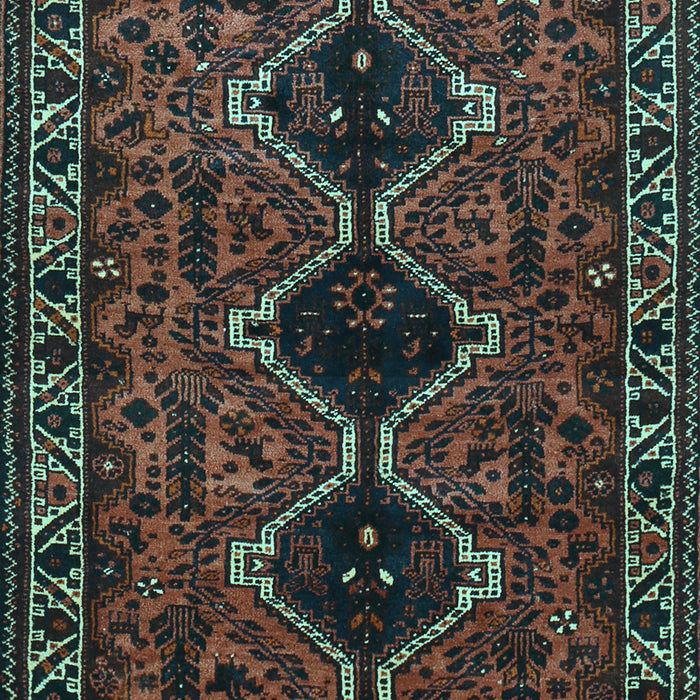 Machine Washable Persian Light Blue Traditional Rug, wshtr873lblu