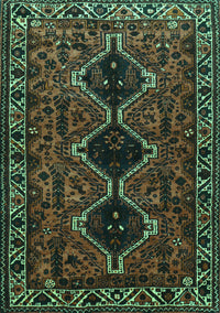 Persian Turquoise Traditional Rug, tr873turq