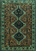 Persian Turquoise Traditional Rug, tr873turq