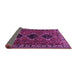 Sideview of Persian Purple Traditional Rug, tr873pur