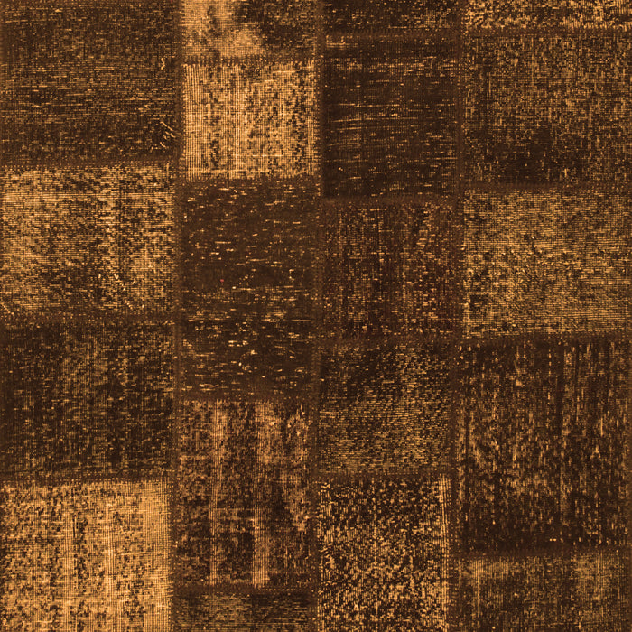 Serging Thickness of Machine Washable Persian Orange Traditional Area Rugs, wshtr874org