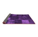 Sideview of Persian Purple Traditional Rug, tr874pur