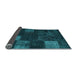 Sideview of Persian Light Blue Traditional Rug, tr874lblu