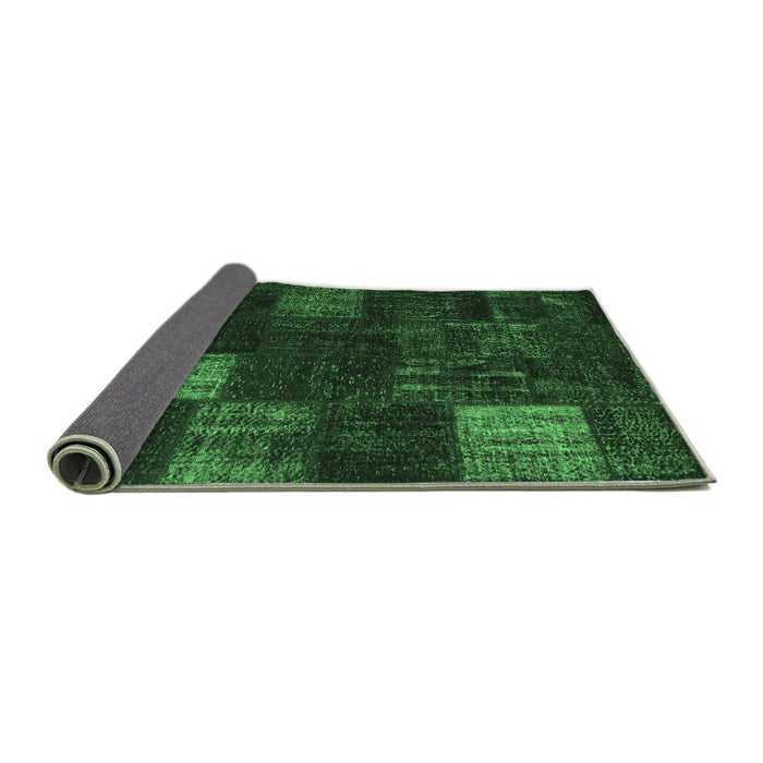 Sideview of Persian Emerald Green Traditional Rug, tr874emgrn