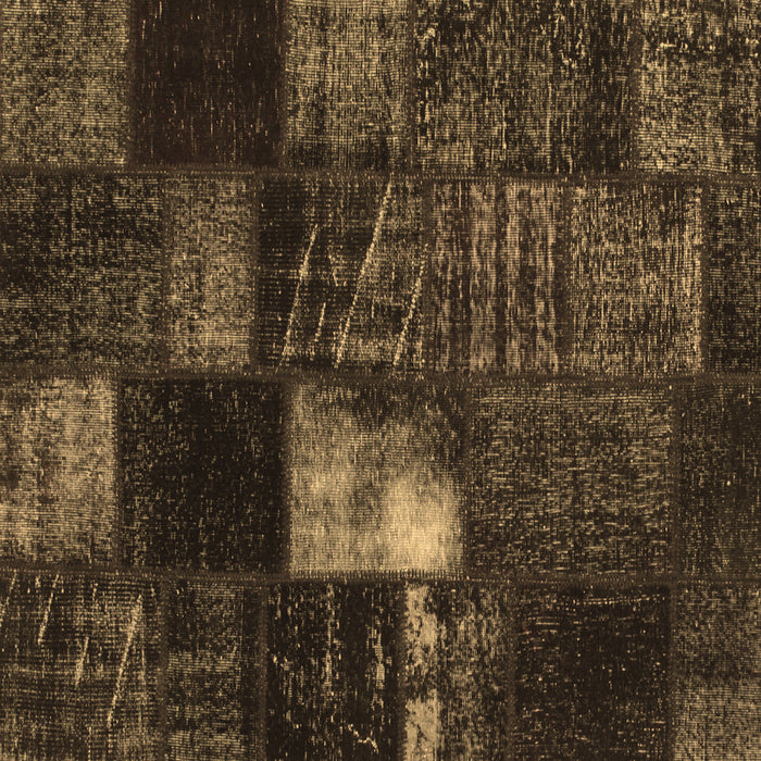 Square Persian Brown Traditional Rug, tr875brn