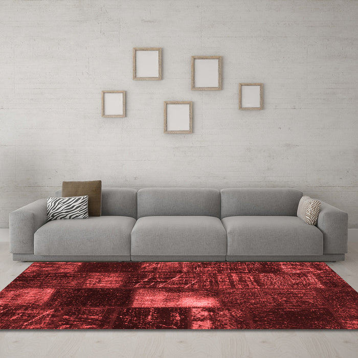 Traditional Red Washable Rugs