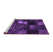 Sideview of Machine Washable Persian Purple Traditional Area Rugs, wshtr875pur