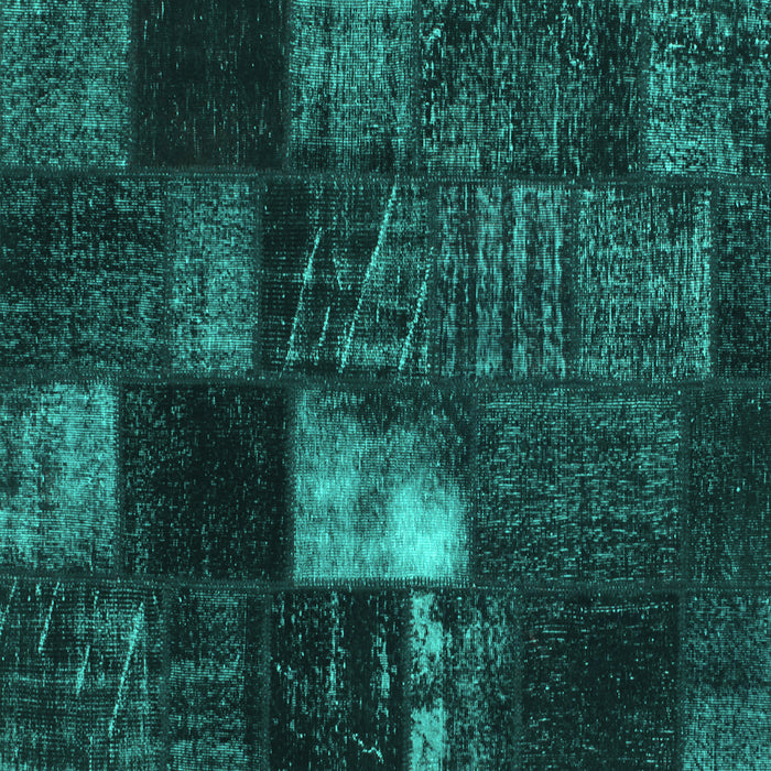 Square Machine Washable Persian Turquoise Traditional Area Rugs, wshtr875turq