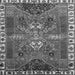 Serging Thickness of Persian Gray Traditional Rug, tr876gry