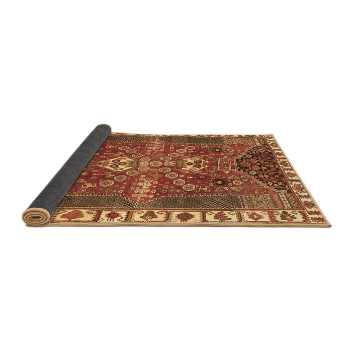 Sideview of Persian Brown Traditional Rug, tr876brn