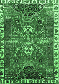 Persian Emerald Green Traditional Rug, tr876emgrn