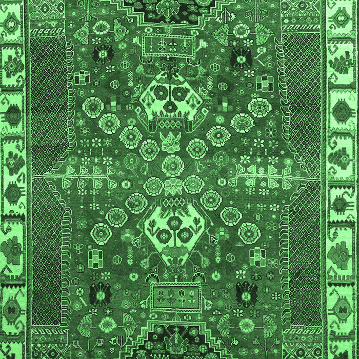 Persian Emerald Green Traditional Rug, tr876emgrn