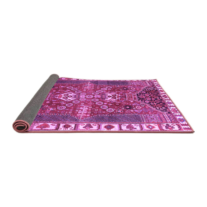 Sideview of Persian Purple Traditional Rug, tr876pur
