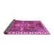 Sideview of Persian Purple Traditional Rug, tr876pur