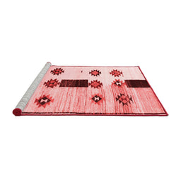 Country Red Washable Rugs