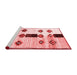 Country Red Washable Rugs