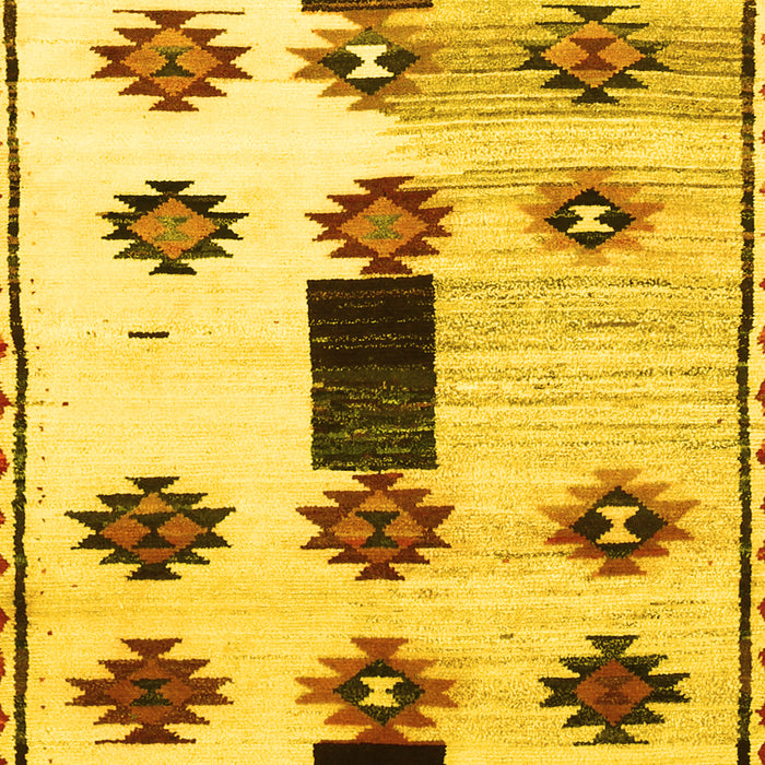 Southwestern Yellow Country Rug, tr877yw