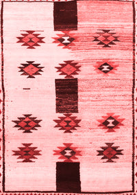 Southwestern Red Country Rug, tr877red