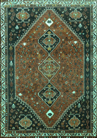 Persian Turquoise Traditional Rug, tr878turq