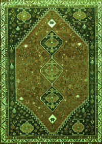 Persian Green Traditional Rug, tr878grn