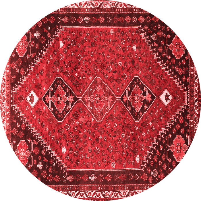 Machine Washable Persian Red Traditional Rug, wshtr878red
