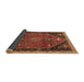 Sideview of Persian Brown Traditional Rug, tr878brn