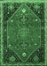 Persian Emerald Green Traditional Rug, tr878emgrn