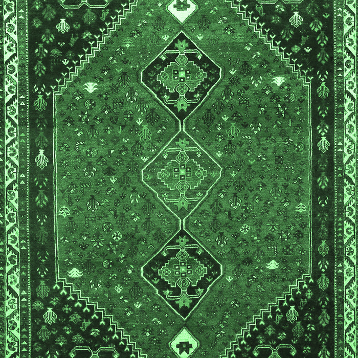 Persian Emerald Green Traditional Rug, tr878emgrn