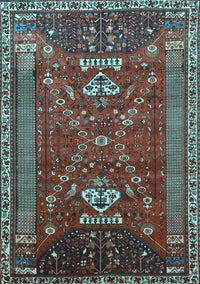 Persian Light Blue Traditional Rug, tr879lblu