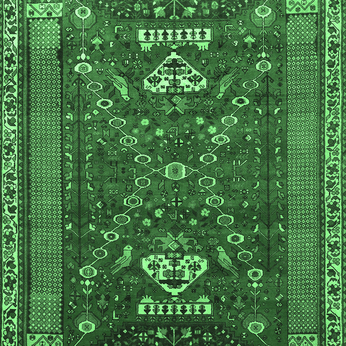 Persian Emerald Green Traditional Rug, tr879emgrn