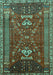 Persian Turquoise Traditional Rug, tr879turq