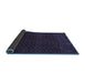 Sideview of Persian Blue Traditional Rug, tr87blu