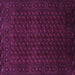 Square Persian Purple Traditional Rug, tr87pur