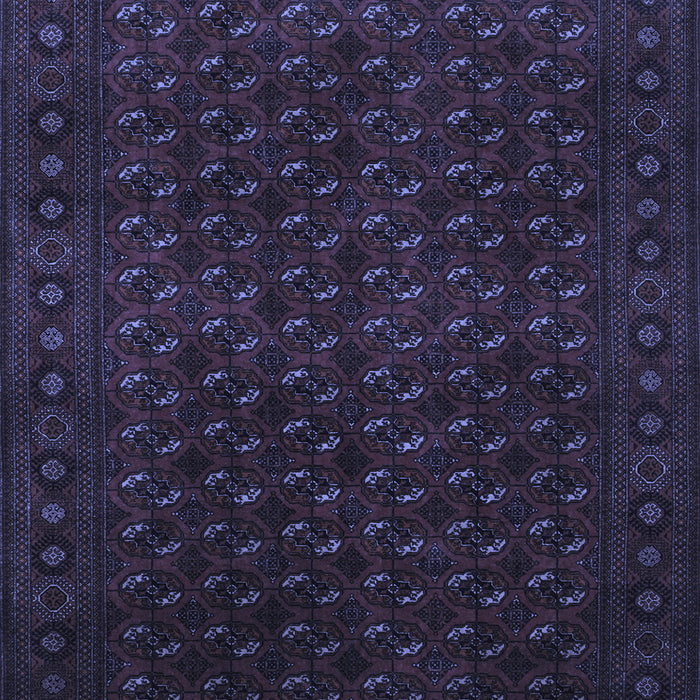 Machine Washable Persian Blue Traditional Rug, wshtr87blu