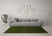 Machine Washable Persian Green Traditional Area Rugs in a Living Room,, wshtr87grn