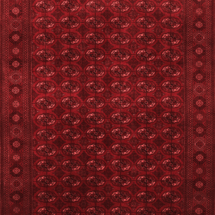 Machine Washable Persian Red Traditional Rug, wshtr87red