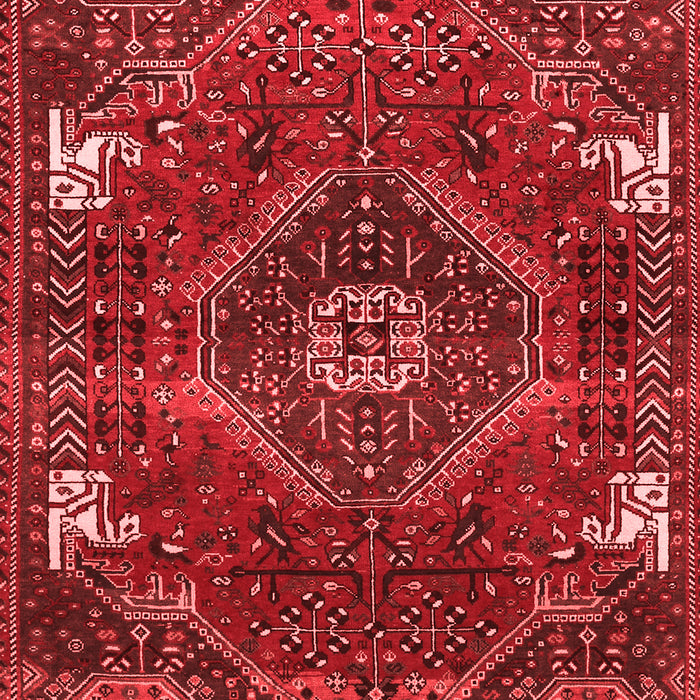 Machine Washable Persian Red Traditional Rug, wshtr880red
