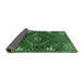 Sideview of Persian Emerald Green Traditional Rug, tr880emgrn